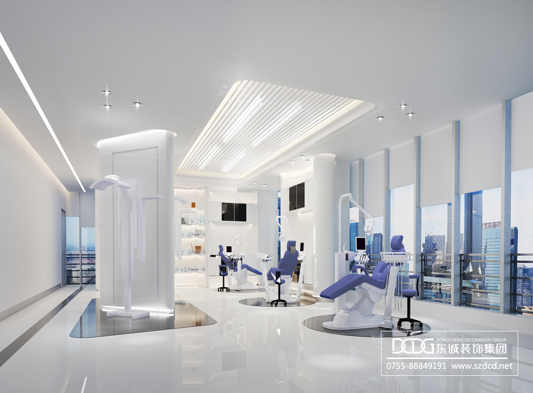 800㎡私人牙科會所空間設計案例欣賞